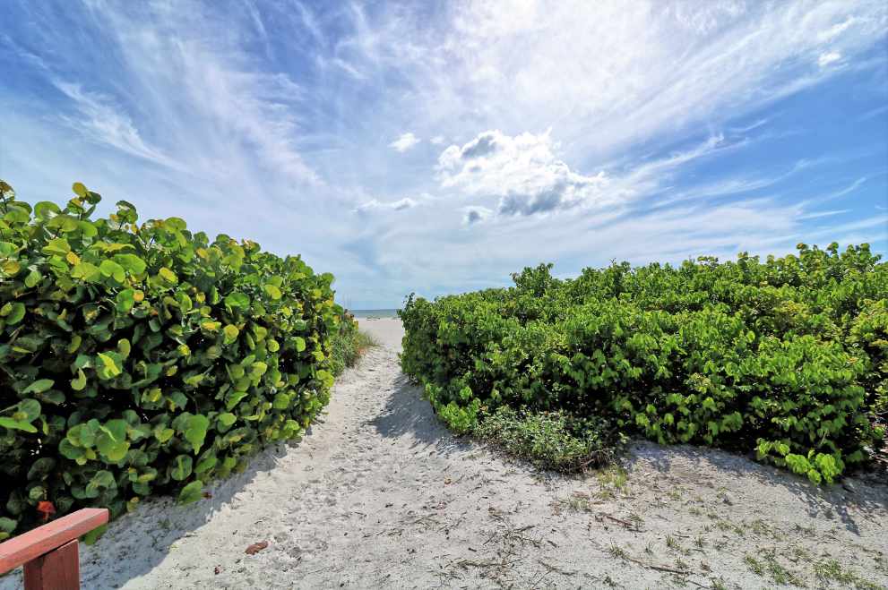 Beach entrance